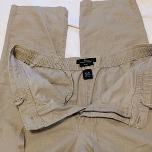 Marc Anthony tan linen/cotton pants